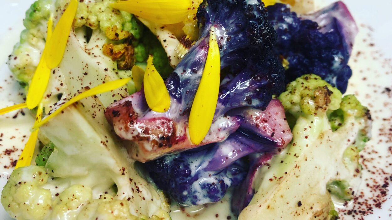 Roasted cauliflower, lakeside farmstead cheddar cream sauce, sumac