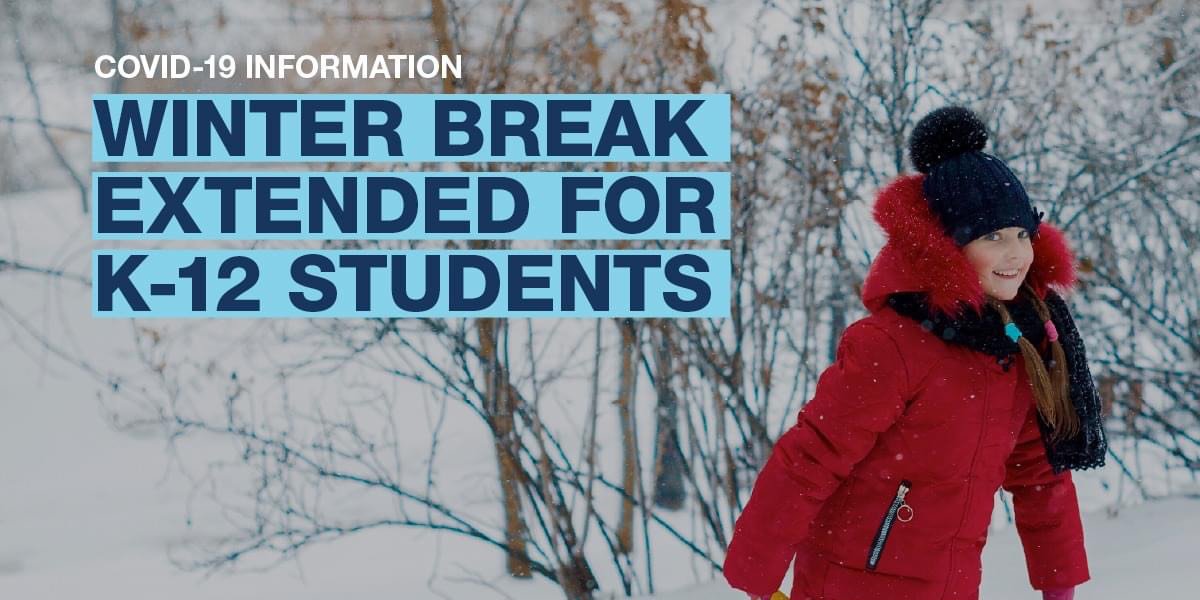 Winterbreak extended for k-12 students | Photo credit Your Alberta FB