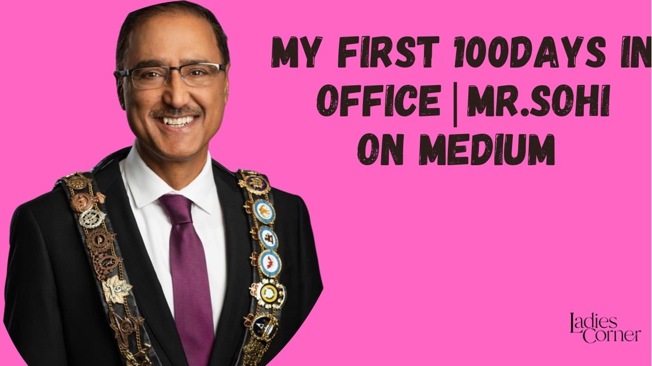 MAYOR AMARJEET SOHI ON MEDIUM