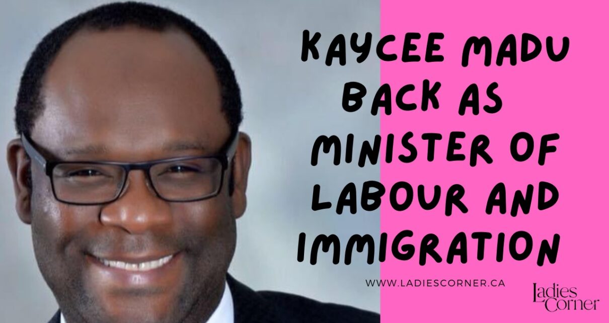 Kayceee Madu Back as Minister of Labour and Immigration