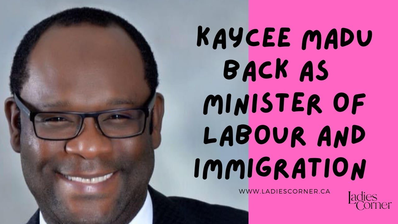 Kayceee Madu Back as Minister of Labour and Immigration