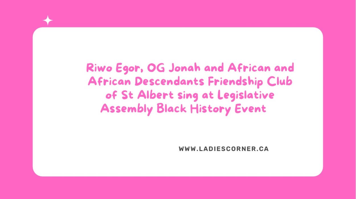 Black Singers at Legislative Assembly Black History Event