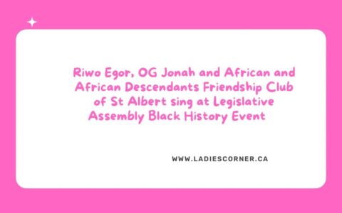 Black Singers at Legislative Assembly Black History Event