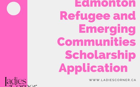 Edmonton Refugee and Emerging Communities Scholarship Application