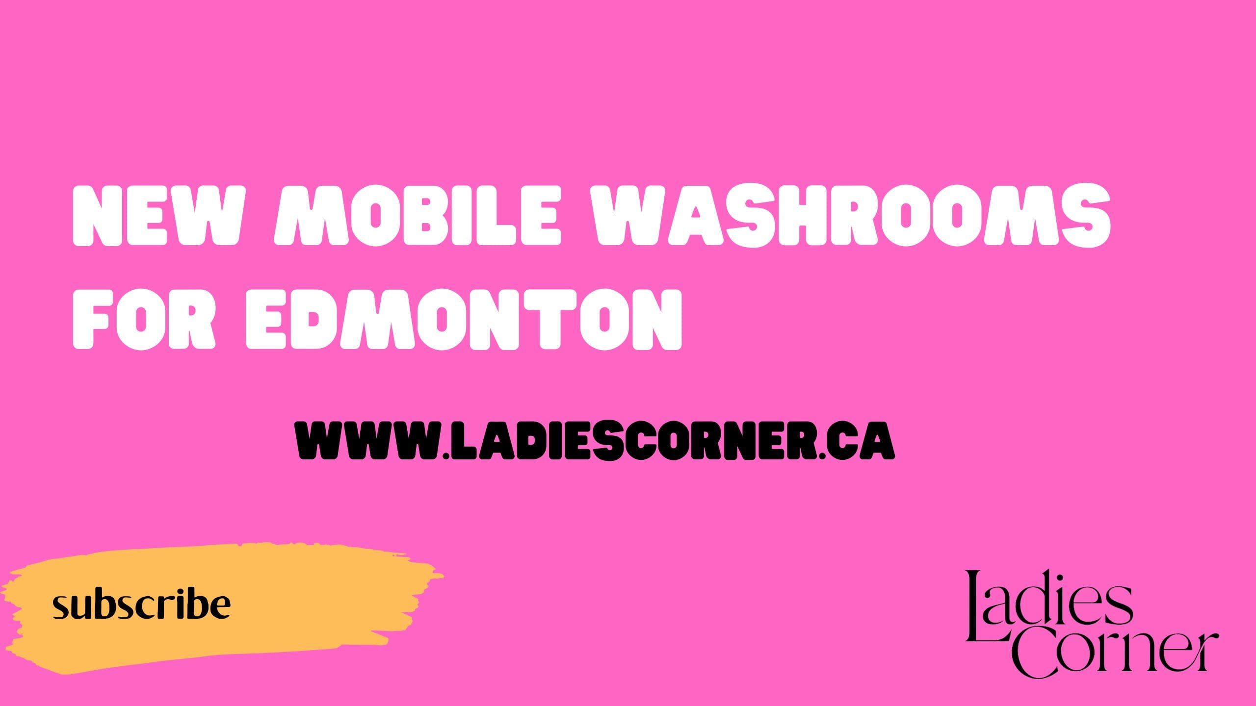 New Mobile Washrooms for Edmonton