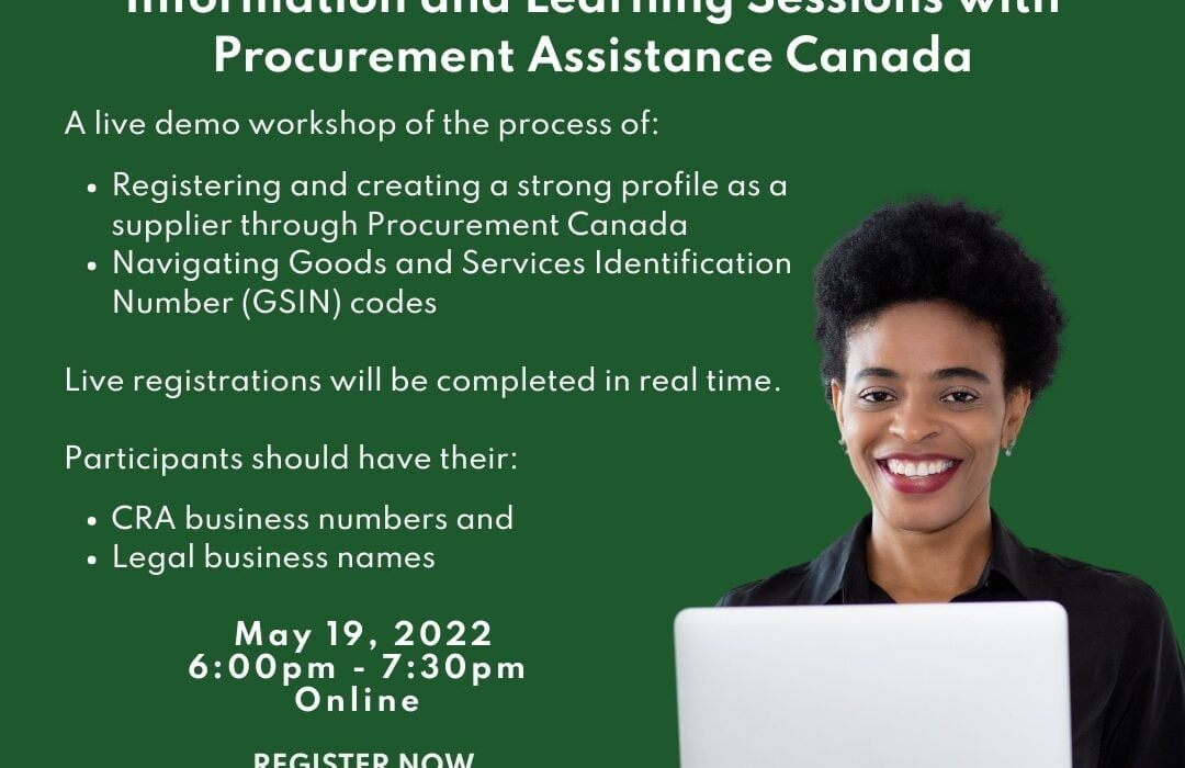 Information and Learning Sessions with Procurement Assistance Canada