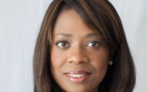 Leslyn Lewis is one of the six candidates at the Edmonton Convention Centre on May 11