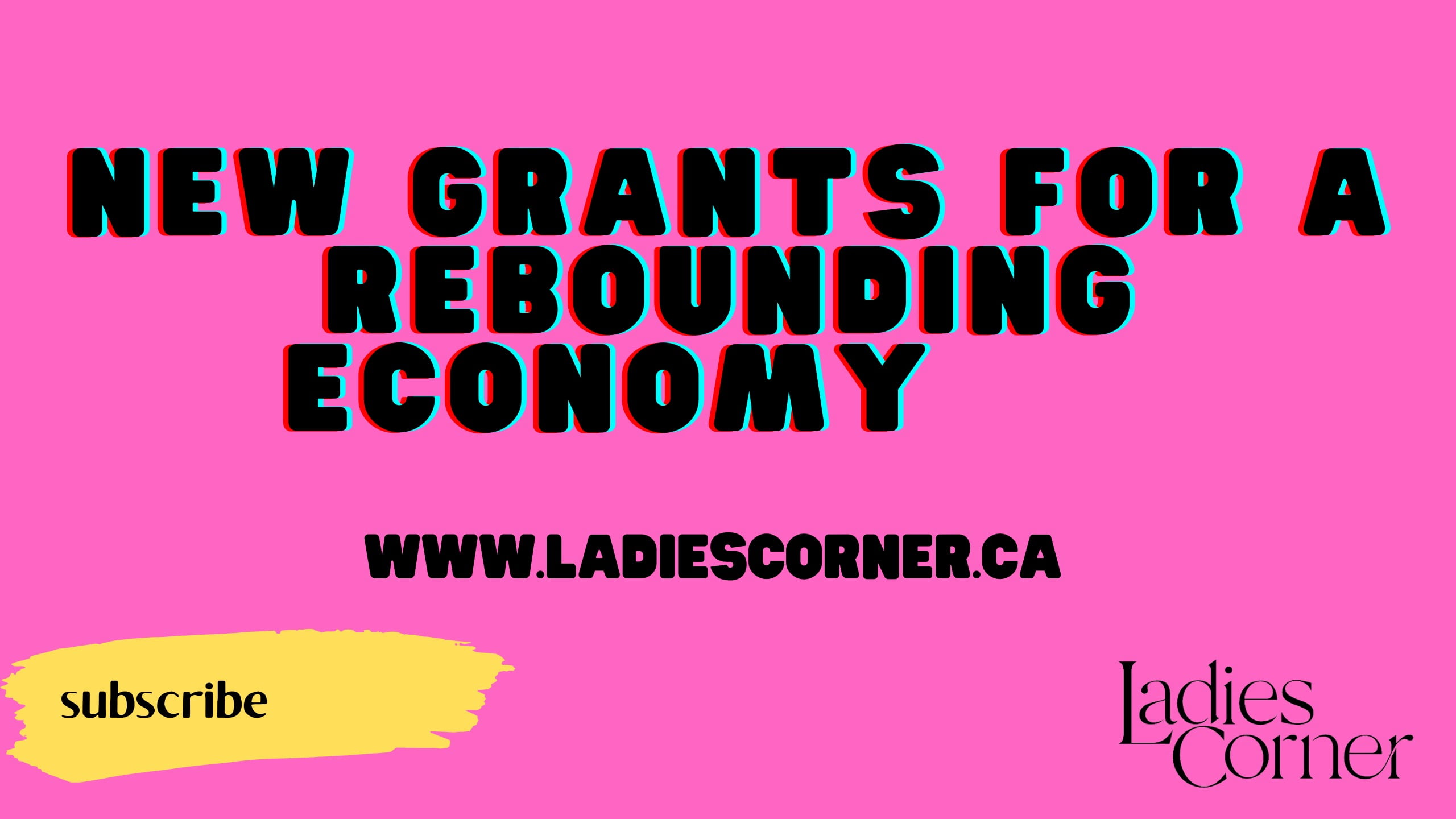 New Grants for a Rebounding Economy Reopens Tomorrow