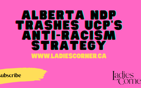 Alberta NDP thrashes UCP's Anti-Racism Strategy.