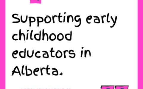 Supporting early childhood educators in Alberta