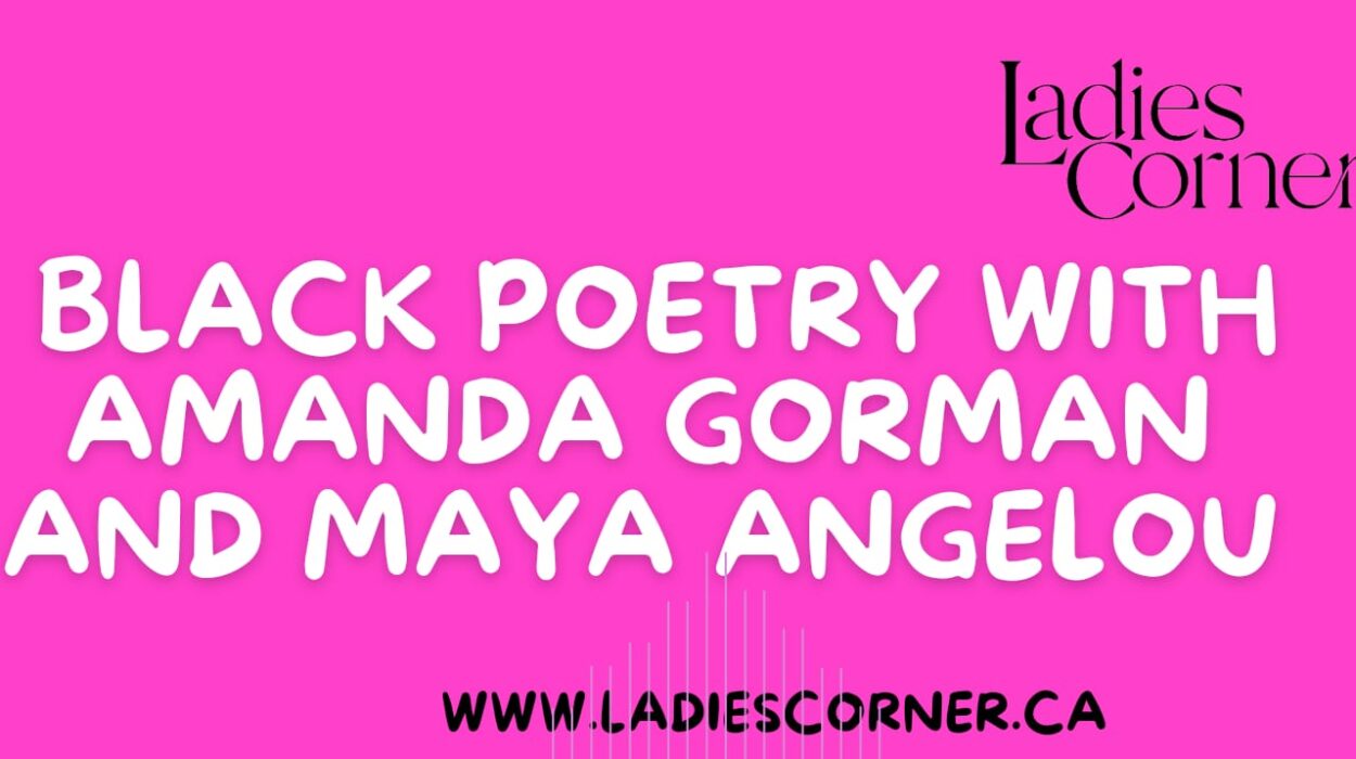 Black Poetry with Amanda Gorman and Maya Angelou
