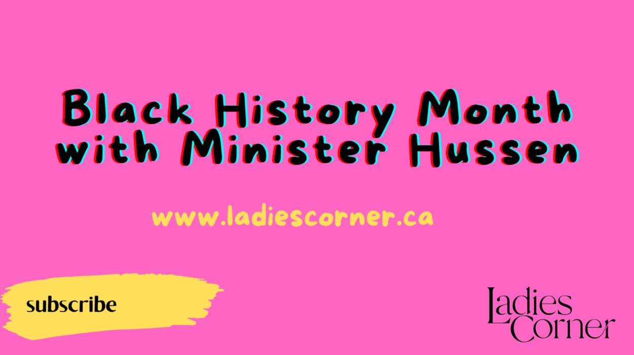 Black History Month with Minister Hussen
