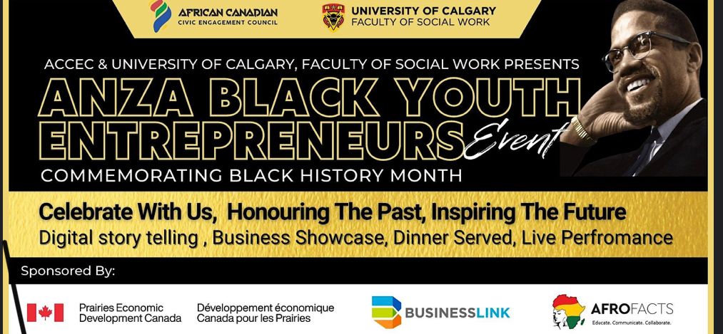 ACCEC & The University of Calgary, Faculty of Social Work, invite you to join us in celebrating Black History Month on February 24th, 2023.