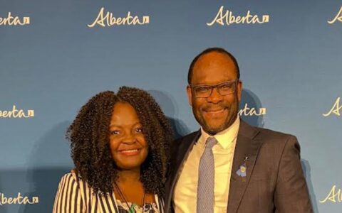 Nancy Wanye and Deputy Premier Kaycee Madu