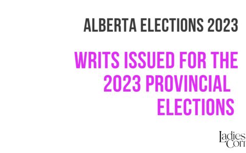 Writs issued for the 2023 Provincial General Election
