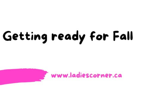 Getting ready for Fall