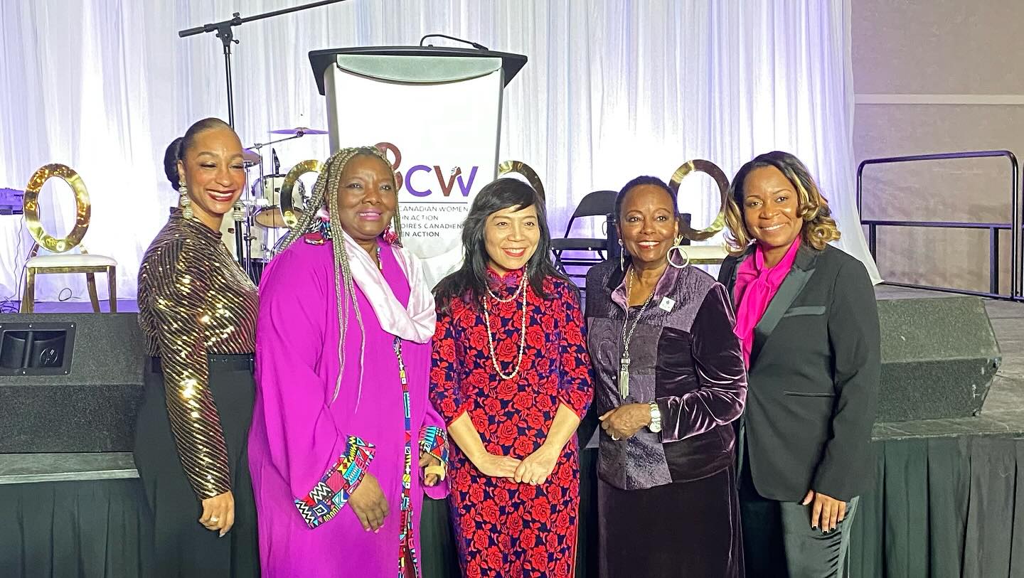 jeanne lehman and guests at IWD event recently. Photocredit: BCW IN ACTION Facebook