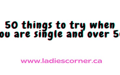 50 things to do when you are single and over 50