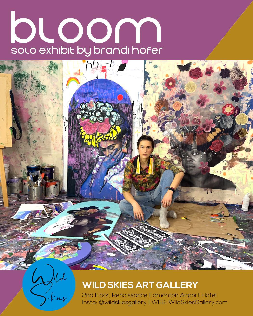 Bloom, Everything is Temporary invites visitors to reflect on the passing nature of time and the emotional layers that shape our experiences—offering a space for both personal reflection and creative connection.
